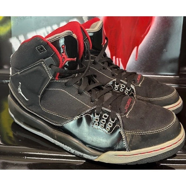 Zapatillas altas Air Jordan Flight SC-1 23 negras grises para hombre talla 13 Foto 2 de 4