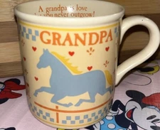 Vintage Coffee Grandpa Love American Greetings Coffee Mug Stoneware Diesigners