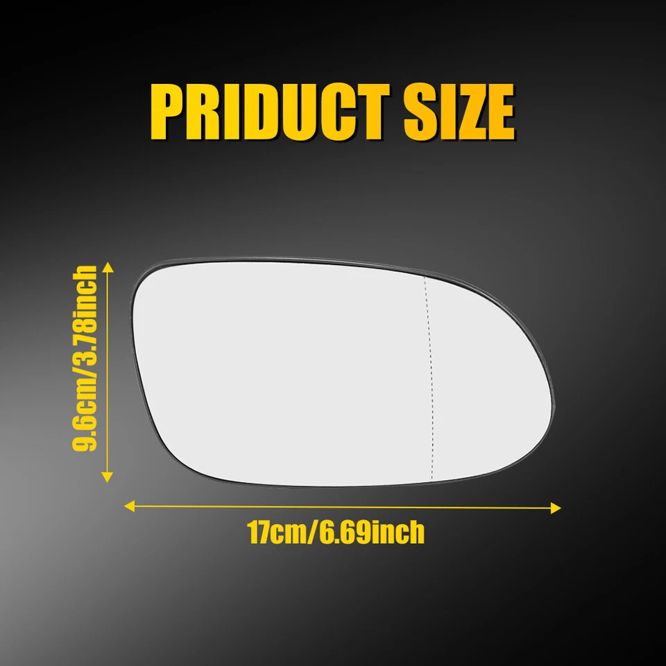 Espejo de cristal para Mercedes CLK320 CLK430 SL500 SLK230 SLK320 pasajero lado derecho Foto 3 de 4