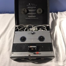 Vintage Sears Silvertone Model 3230-117 Tape Recorder W/ Microphone