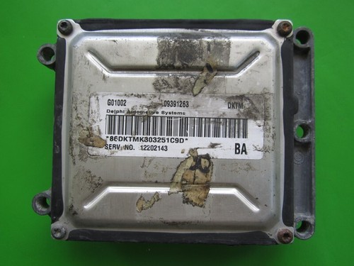 ECU Engine Control Unit Opel Vectra B 2.2 09391263 DKTM Z22SE