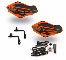 Powermadd Sentinel Handguards Guards Tri Mount Orange Outlander 650 800 1000