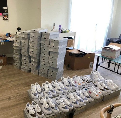 Scarpe Air Force 1 personalizzate multicolore vibranti pop art retrò cartone animato uomo donna - Foto 21 di 21