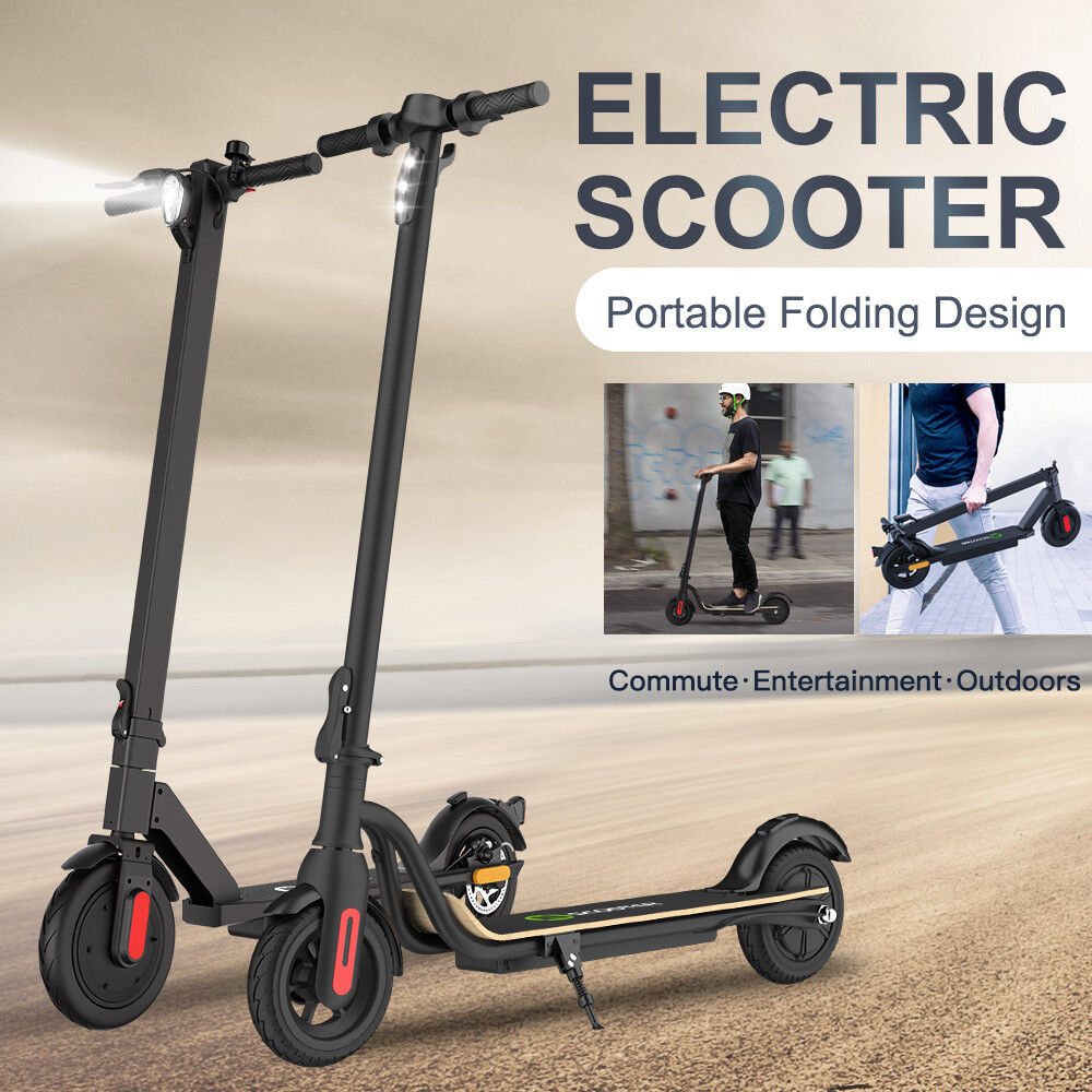 スケートボード Mega Wheels S5 Megawheels S5 Portable Folding Electric Scooter 250W Motor Black