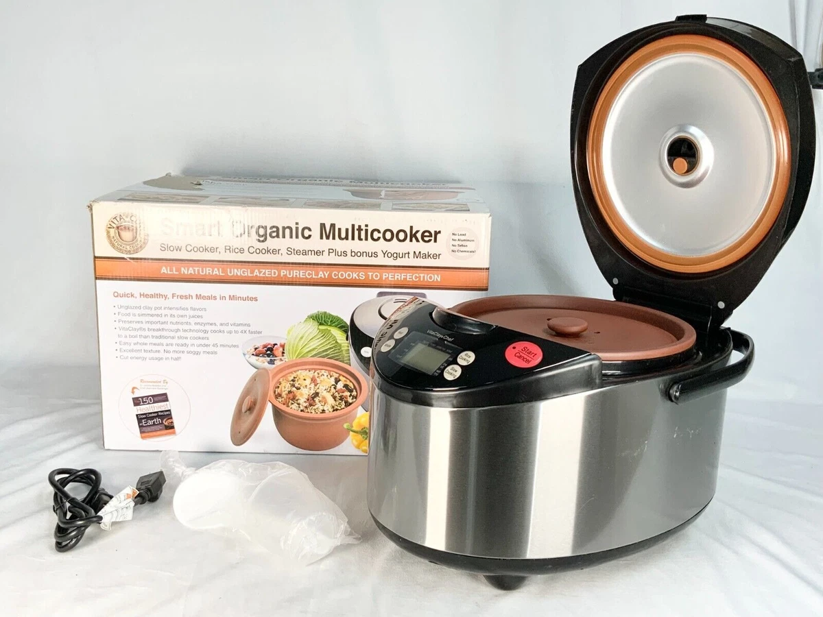 VitaClay 4 Qt. Smart Organic Multi-Cooker 851942000388