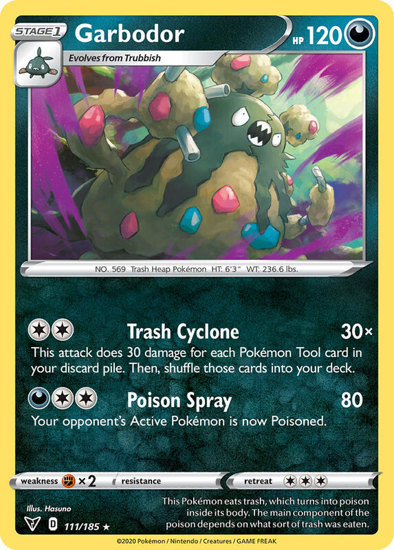 Garbodor 111/185 Rare Vivid Voltage Pokemon TCG