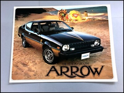 まるまるページ 1978 Plymouth Arrow Original Car Sales Brochure Catalog - GT Jet