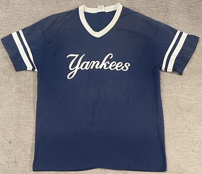 Vintage Augusta Sportswear New York Yankees Short Sleeve V