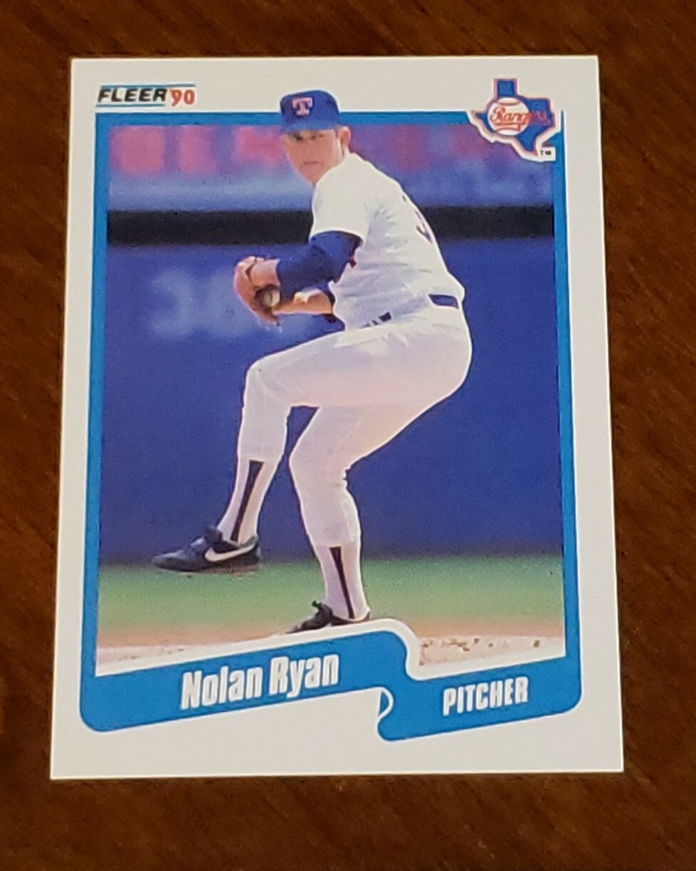 1990 Fleer #313 Nolan Ryan Texas Rangers