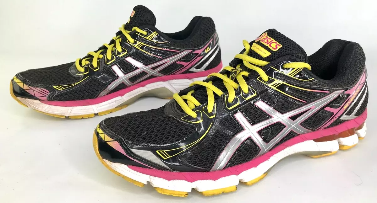 Asics GT 2000 Running shoes Women s Size 12 Black Pink Lace Up Sneakers T3P8N