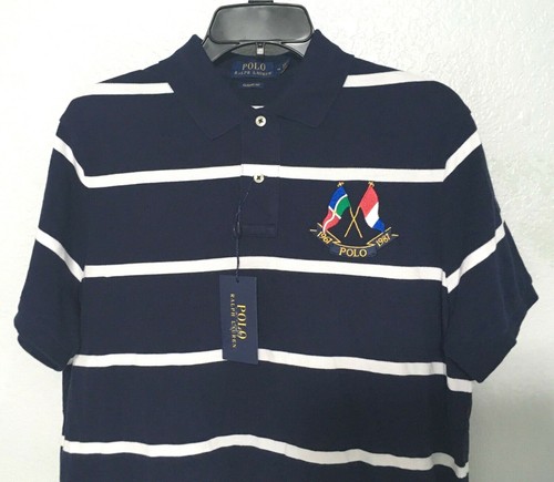 Polo Ralph Lauren Men Classic Fit Mesh Short Sleeve Polo Shirt Navy S M L XL XXL - Picture 2 of 4