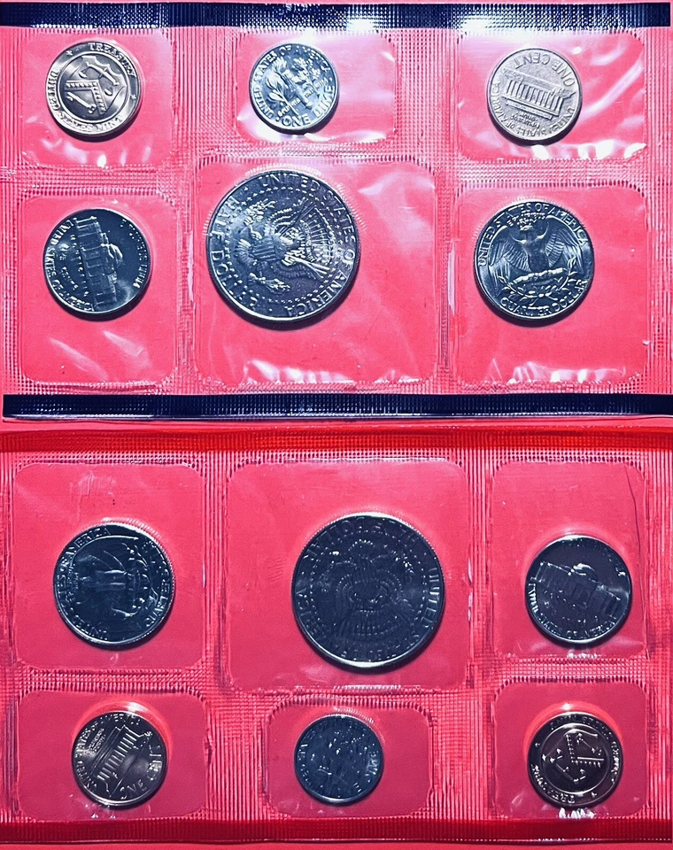 VINTAGE, '91, GEM, U. C. MINT SET of 5-D's & 5-P's &1-D+1-P MARKS for 12 MS COI - Image 3 of 4