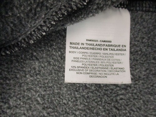 NIKE DRI-FIT Size L Girls Gray Full Zip Fleece Lined Pocket Athletic Jacket 835 - Picture 8 of 10