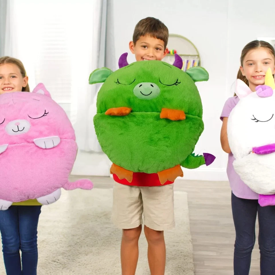 Happy Nappers Sleeping Bag Plush Toy 2 in 1 Gift High Street TV Official Seller - Image 2 of 4