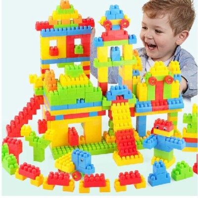 FunBlast DIY Plastic Building Blocks for Kids Puzzle Games for Kids