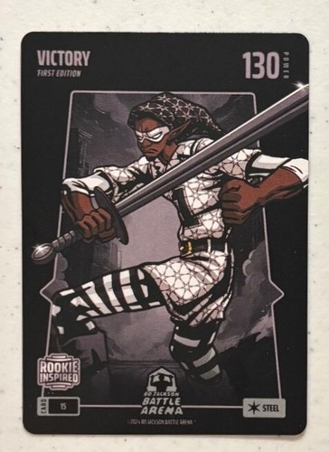 2024 Bo Jackson Battle Arena Victor Wembanyama Victory Rookie Steel Paper #15