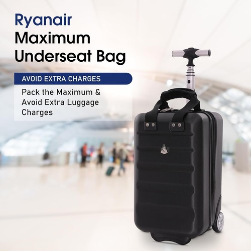 Ryanair Cabin Suitcase 40x20x25 Hard Shell Hand Luggage Underseat Bag 40x20x25cm - Picture 4 of 7