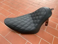Harley Davidson Saddleman Seat Solo Seat Renegade LS Black Black FXST