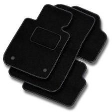 OP24-1 Satz Autoteppiche Velour STREAK Grau für Opel Vectra B 1995-2002 automatt