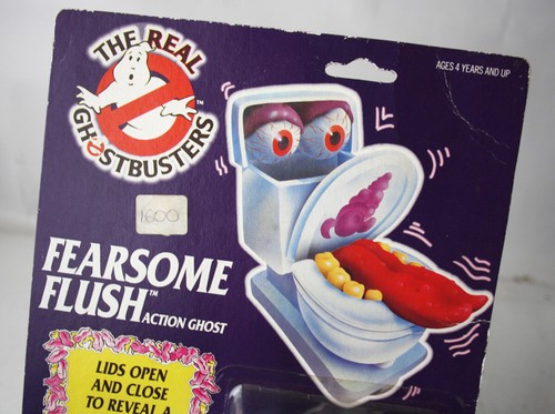 VINTAGE 1986 GHOSTBUSTERS FEARSOME FLUSH ACTION GHOST KENNER NEW SEALED ! - Picture 3 of 9