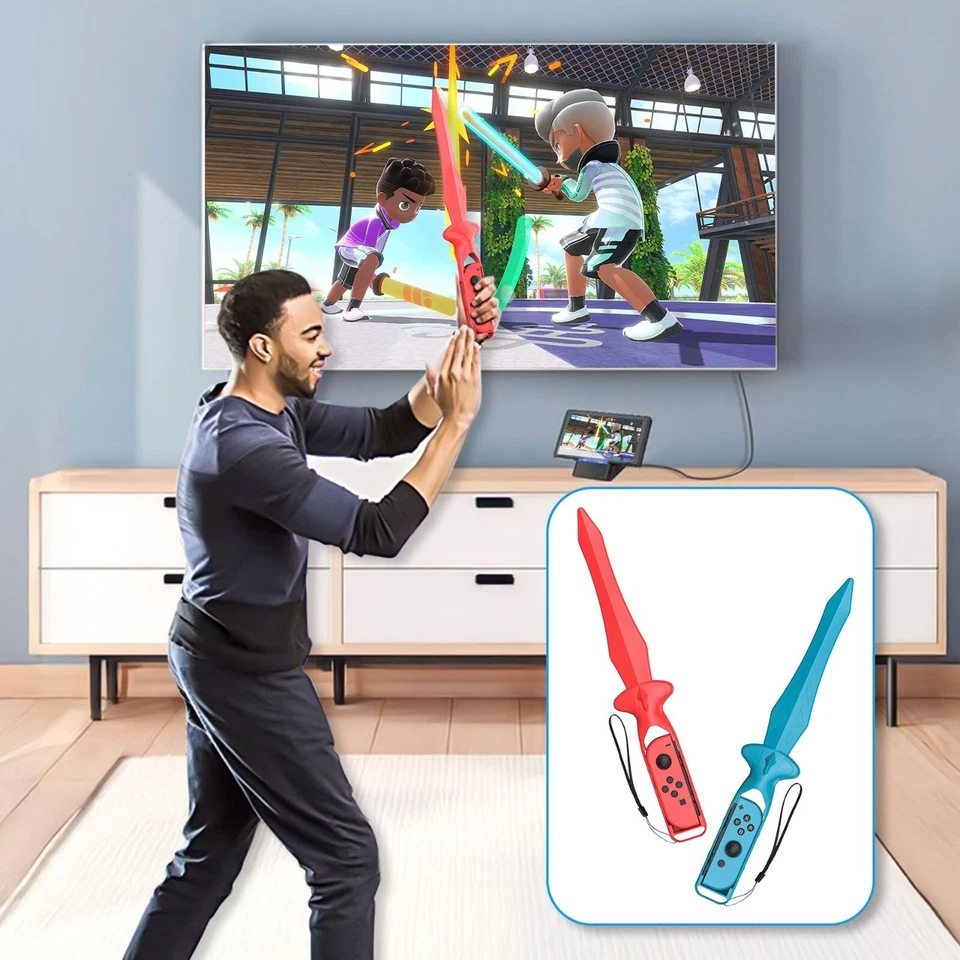 18 in 1 Sports Games Accessories Kit for Nintendo Switch/OLED Console & Joy-con - Image 4 of 4