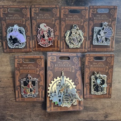 Mechanical Mischief Disney Parks 2023 Villains Pin Steampunk Neu Limited Release
