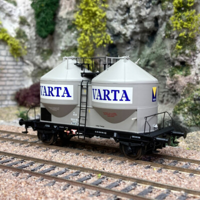 Usc 909, ''Varta'', DB, Ep IV - BRAWA 50577 - HO 1/87 Silo Wagon