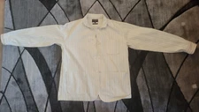 BEAMS PLUS | Herringbone work jacket | L | Men Cotton Ivory | Near Mint | Japan