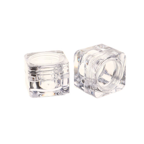 2pcs 5G Cosmetic Empty Jar Acrylic Eyeshadow Makeup Face Cream Container Bott Sp - Picture 1 of 12