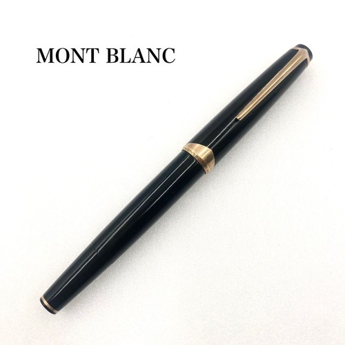 MONTBLANC MEISTERSTÜCK 12 Füllfederhalter 18K 2-stellige Serie schwarz x gold 1960