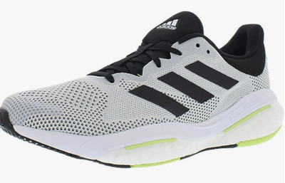 adidas SolarGlide 5 White Pulse Lime SIZE 11.5