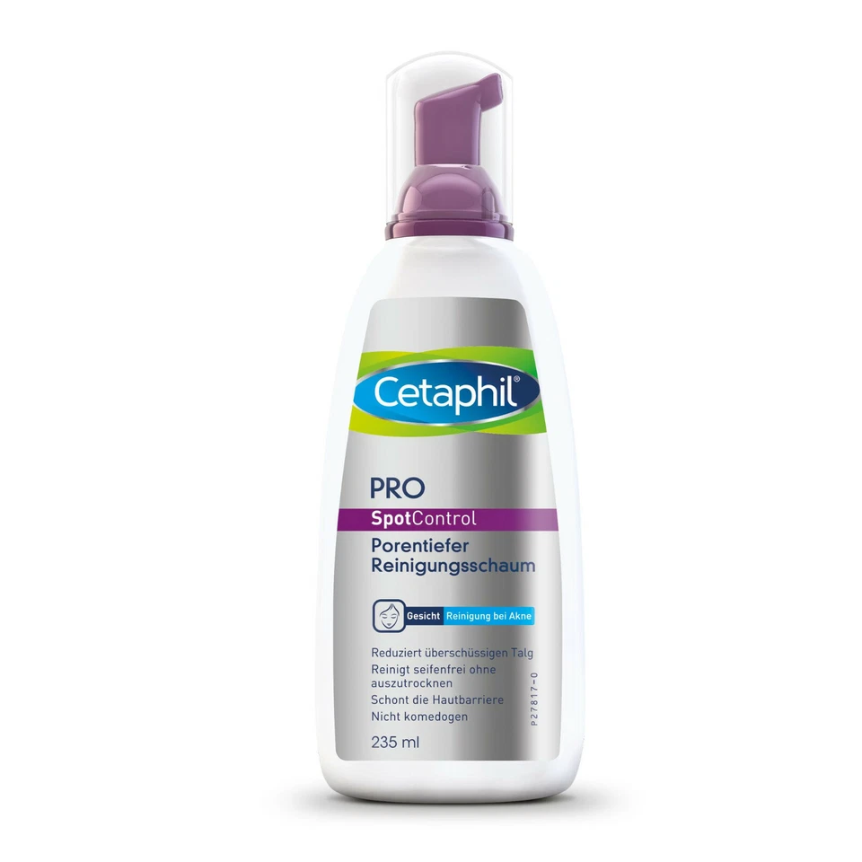 Cetaphil Pro SpotControl Espuma Limpiadora Profunda de Poros 235 ml, PZN 14168140