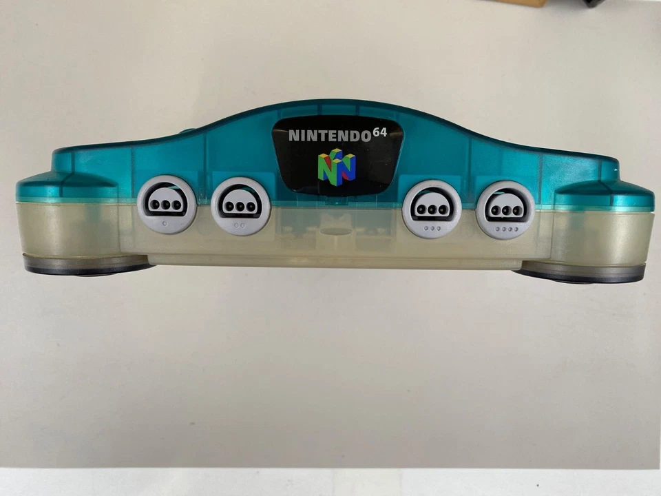 Nintendo 64 Console Clear Blue, AV Cable Included【rare】 - Image 2 of 4