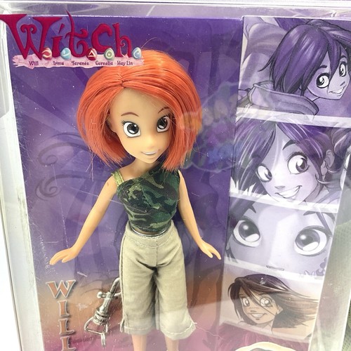 Vtg# WILL + PAREO VERDE W.I.T.C.H DOLL PORTACHIAVI WITCH DISNEY Nuova# NIB NT - Foto 2 di 6
