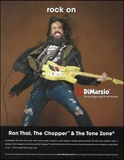 Guns N Roses Ron Bumblefoot Thal DiMarzio guitar pickups ad 2010 advertisement