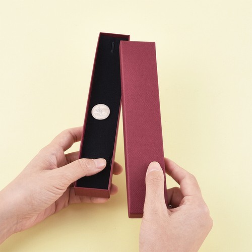 12pcs Rectangle Cardboard Jewelry Necklace Pendants Boxes Present Case 21x4X2cm - Picture 34 of 53