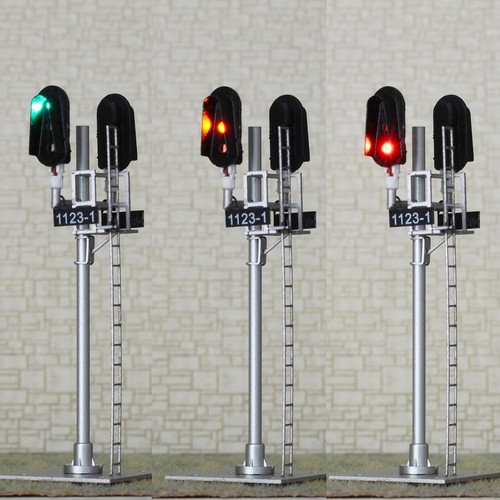 1 x HO scale model railroad Darth Vader Signal full sunshield 3 colors metal #P2 - Picture 4 of 7