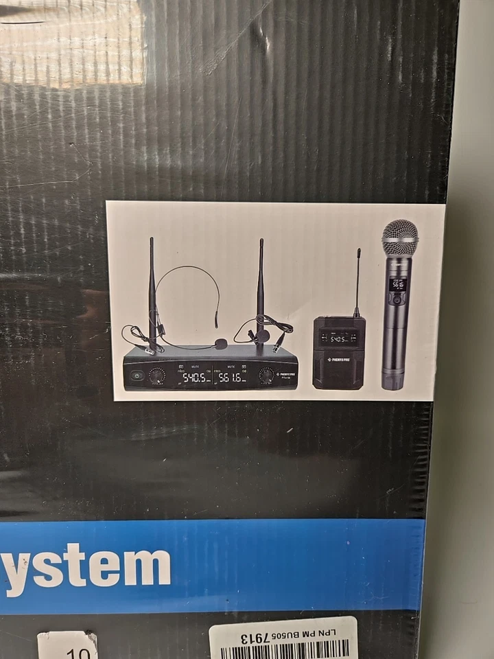 Phenyx Pro Wireless Microphone System PTU-52B Headset Body Pack UHF Receiver - Image 2 of 4
