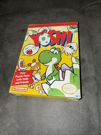 Yoshi (Nintendo Entertainment System NES Game Mint Complete Tested !