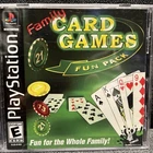 Family Card Games Fun Pack (PlayStation 1, PS1, 2003) Complete, Manual, Tested