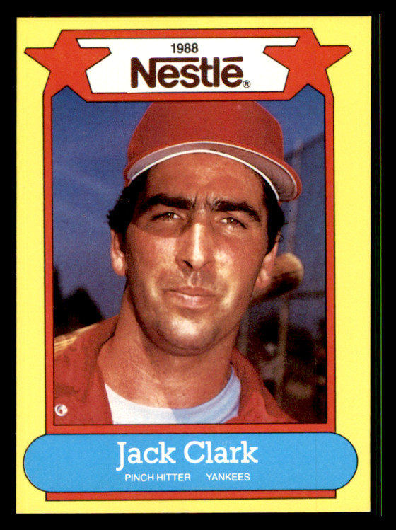 1988 Nestle Jack Clark    #17 New York Yankees