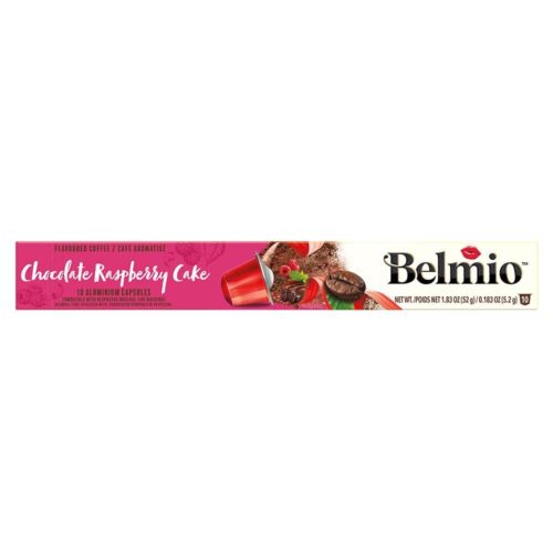 Belmio CHOCOLATE RASPBERRY CAKE Coffee pods for NESPRESSO -10 pods-SHIPS FREE - Picture 1 of 1