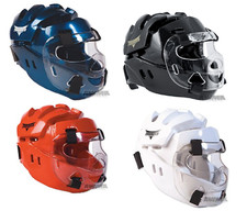 ProForce Thunder Martial Arts Sparring Gear Karate Full Headguard w/ Shield