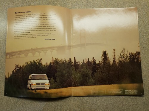 1992 Dodge Caravan Sales Brochure Original - Vintage - Picture 2 of 9