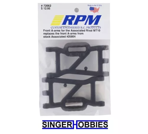 RPM 72062 Associated Rival MT10 Front A-Arm Set NEW IN PACKAGE RPM72062 HH