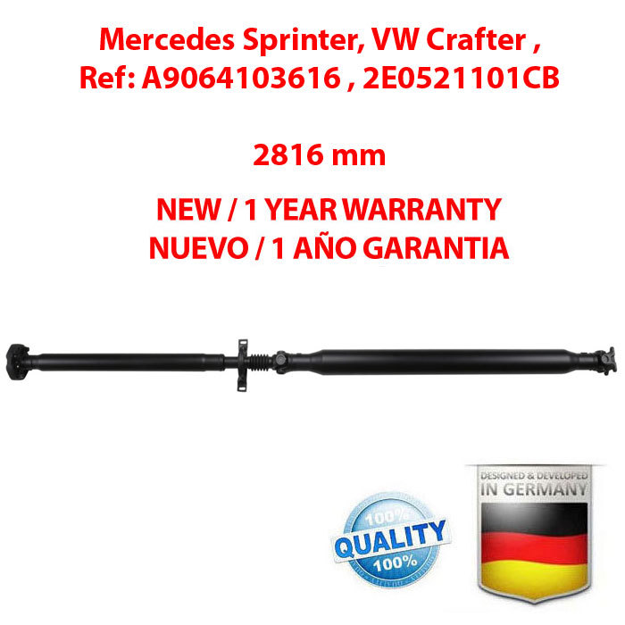 TRANSMISION CARDAN Mercedes Sprinter, VW Crafter A9064103616