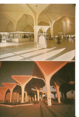 Vintage Original Postkarte, Dhahran Flughafengebäude Saudi-Arabien