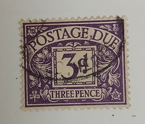 1924 3d PORTO FÄLLIG GEBRAUCHT D14