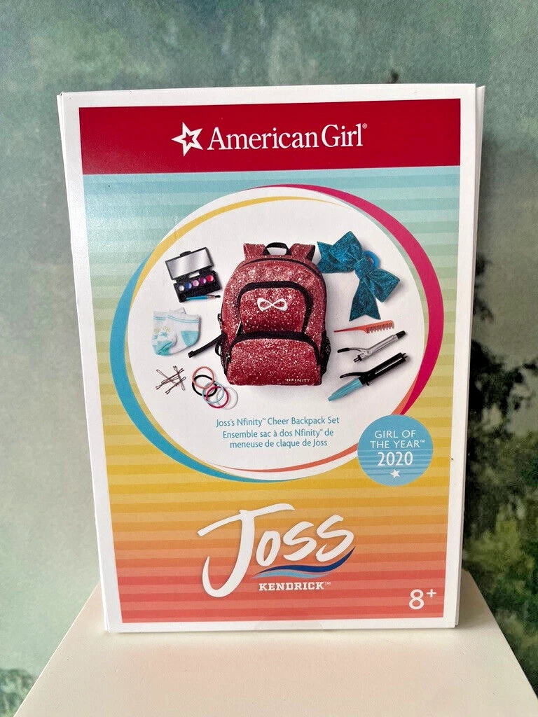 American Girl Joss s Nfinity Cheer Backpack Complete Set Joss New