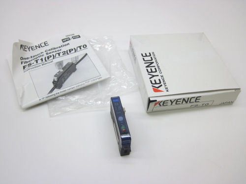 Keyence FS-T0 One-Touch Fiber Optic Sensor Amplifier - Picture 1 of 8